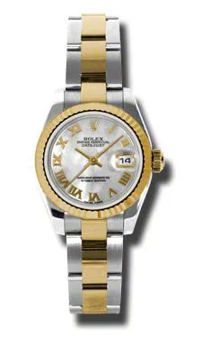 Rolex - Datejust Lady 26 - Steel and Yellow Gold - Fluted Bezel