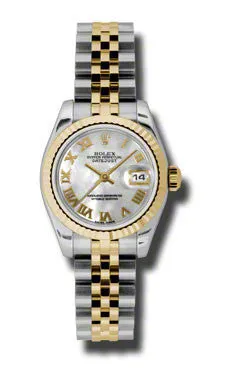 Rolex - Datejust Lady 26 - Steel and Yellow Gold - Fluted Bezel