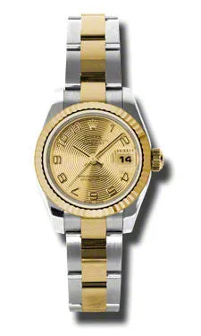 Rolex - Datejust Lady 26 - Steel and Yellow Gold - Fluted Bezel