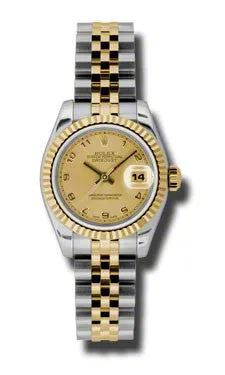 Rolex - Datejust Lady 26 - Steel and Yellow Gold - Fluted Bezel