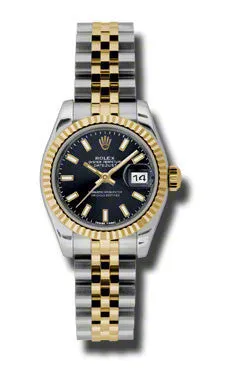 Rolex - Datejust Lady 26 - Steel and Yellow Gold - Fluted Bezel