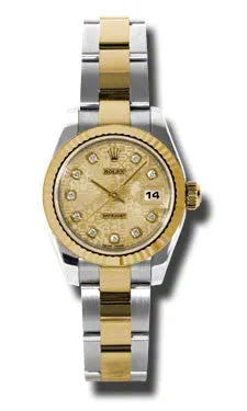 Rolex - Datejust Lady 26 - Steel and Yellow Gold - Fluted Bezel