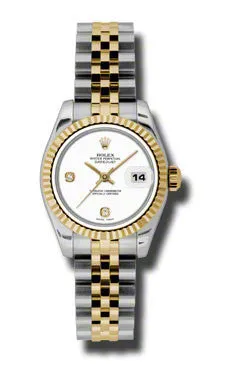 Rolex - Datejust Lady 26 - Steel and Yellow Gold - Fluted Bezel