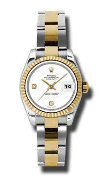 Rolex - Datejust Lady 26 - Steel and Yellow Gold - Fluted Bezel