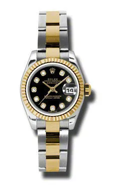 Rolex - Datejust Lady 26 - Steel and Yellow Gold - Fluted Bezel