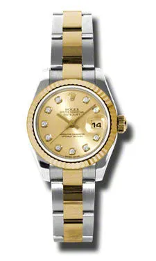 Rolex - Datejust Lady 26 - Steel and Yellow Gold - Fluted Bezel