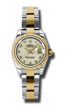 Rolex - Datejust Lady 26 - Steel and Yellow Gold - Fluted Bezel