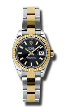Rolex - Datejust Lady 26 - Steel and Yellow Gold - Fluted Bezel