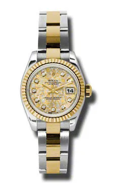 Rolex - Datejust Lady 26 - Steel and Yellow Gold - Fluted Bezel
