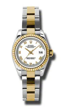 Rolex - Datejust Lady 26 - Steel and Yellow Gold - Fluted Bezel