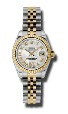 Rolex - Datejust Lady 26 - Steel and Yellow Gold - Fluted Bezel