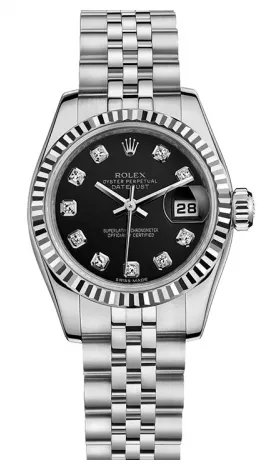 Rolex - Datejust Lady 26 - Steel Fluted Bezel