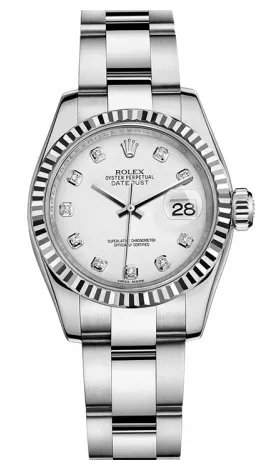 Rolex - Datejust Lady 26 - Steel Fluted Bezel