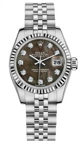 Rolex - Datejust Lady 26 - Steel Fluted Bezel