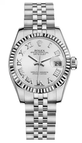 Rolex - Datejust Lady 26 - Steel Fluted Bezel