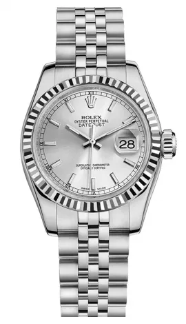 Rolex - Datejust Lady 26 - Steel Fluted Bezel