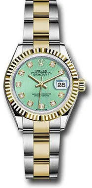 Rolex - Datejust Lady 28 - Stainless Steel and Yellow Gold - Fluted Bezel