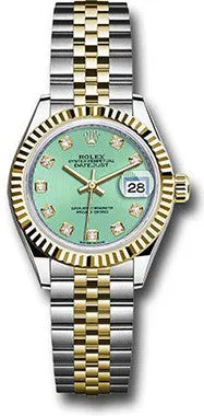 Rolex - Datejust Lady 28 - Stainless Steel and Yellow Gold - Fluted Bezel