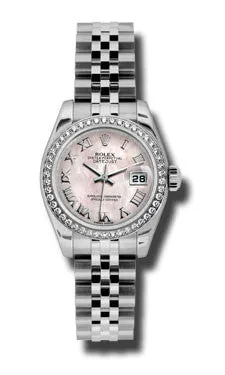 Rolex - Datejust Lady - Steel 46 Diamond Bezel