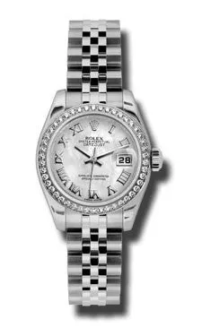 Rolex - Datejust Lady - Steel 46 Diamond Bezel