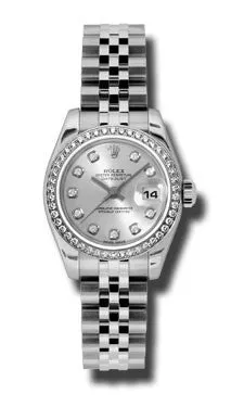 Rolex - Datejust Lady - Steel 46 Diamond Bezel