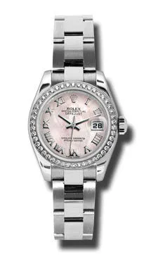 Rolex - Datejust Lady - Steel 46 Diamond Bezel