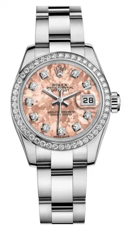 Rolex - Datejust Lady - Steel 46 Diamond Bezel