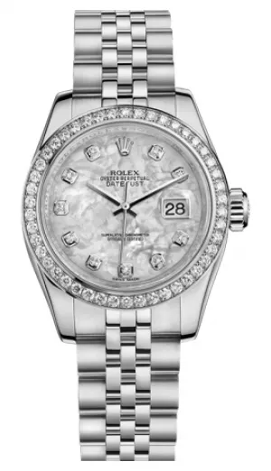 Rolex - Datejust Lady - Steel 46 Diamond Bezel