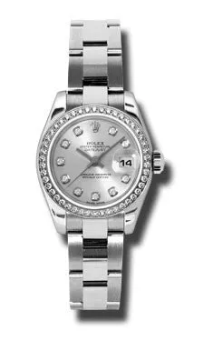 Rolex - Datejust Lady - Steel 46 Diamond Bezel