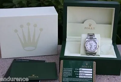 ROLEX DATEJUST MENS LADIES 36MM 116200 STAINLESS STEEL BOX & PAPERS NEW