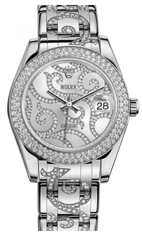 Rolex - Datejust Pearlmaster 34 White Gold - 116 Diamond Bezel