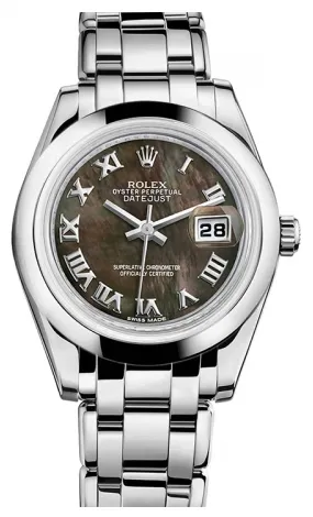 Rolex - Datejust Pearlmaster 34 White Gold - Domed Bezel