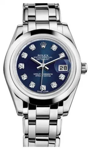 Rolex - Datejust Pearlmaster 34 White Gold - Domed Bezel