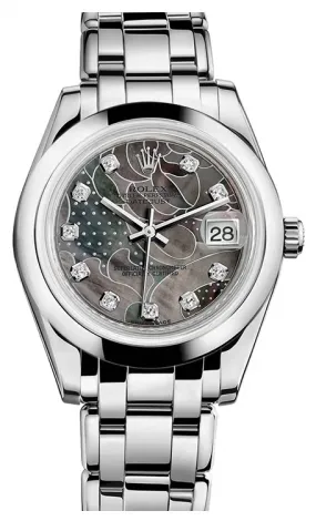 Rolex - Datejust Pearlmaster 34 White Gold - Domed Bezel