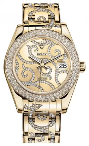 Rolex - Datejust Pearlmaster 34 Yellow Gold - 116 Diamond Bezel