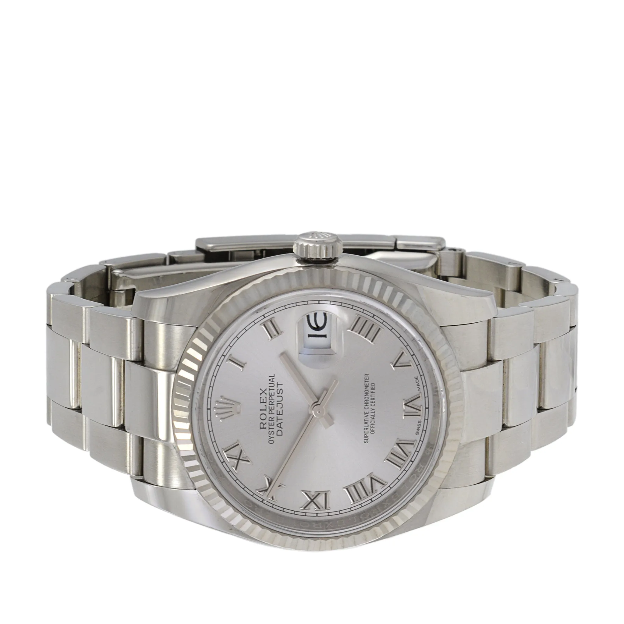 Rolex Datejust Reference 116234 Stainless Steel and 18K White Gold