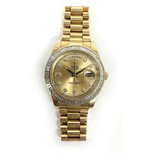 Rolex Day Date II 218398BR Champagne Diamond Dial