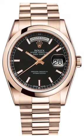Rolex - Day-Date President Pink Gold - Domed Bezel