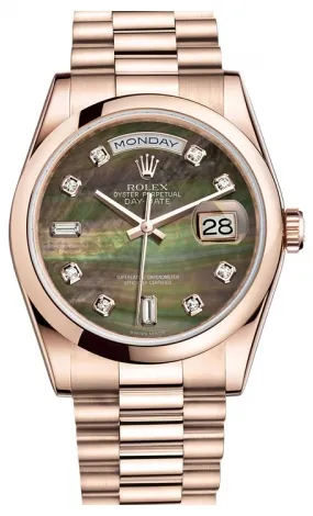 Rolex - Day-Date President Pink Gold - Domed Bezel