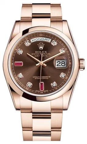 Rolex - Day-Date President Pink Gold - Domed Bezel