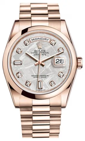 Rolex - Day-Date President Pink Gold - Domed Bezel