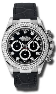 Rolex - Daytona White Gold - Diamond Bezel