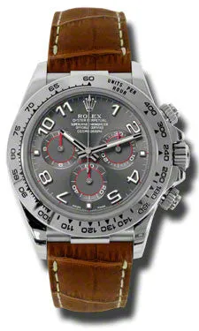 Rolex - Daytona White Gold - Leather Strap
