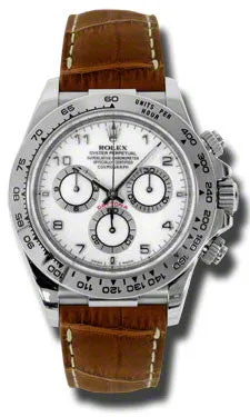 Rolex - Daytona White Gold - Leather Strap
