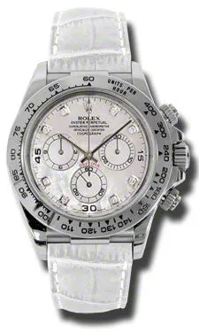 Rolex - Daytona White Gold - Leather Strap