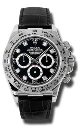 Rolex - Daytona White Gold - Leather Strap