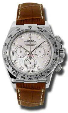Rolex - Daytona White Gold - Leather Strap