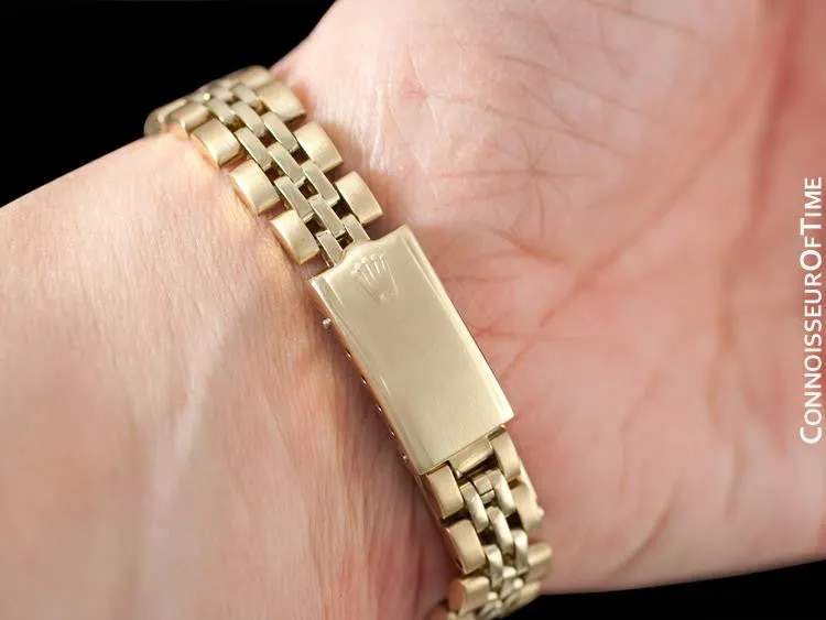 Rolex Ladies Oyster Perpetual Champagne Dial Ref. 6719 - 14K Gold