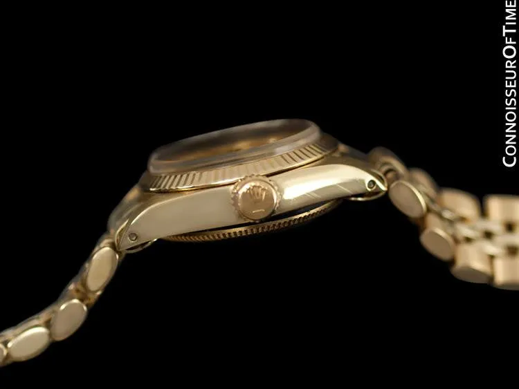 Rolex Ladies Oyster Perpetual Champagne Dial Ref. 6719 - 14K Gold