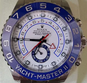 ROLEX YACHT-MASTER II 116680 STAINLESS 44MM NEW MODEL BOX WARRANTY CARD